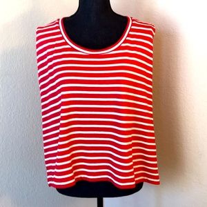 Free People Madness Stripe Shirt Size Large